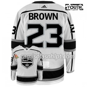 Camisola Los Angeles Kings DUSTIN BROWN 23 Adidas Branco Authentic - Criança